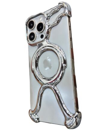 Chrome Skeleton Frame Clear Phone Case