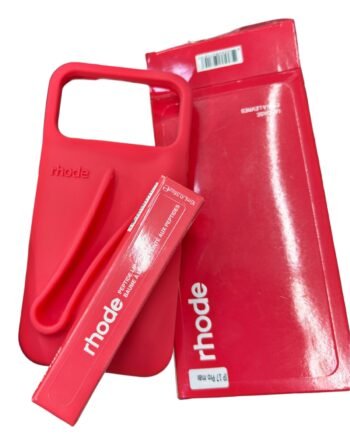 Rhode-Inspired Lip Balm Holder Case + FREE Peptide Lip Gloss for iPhone 17 Pro Max